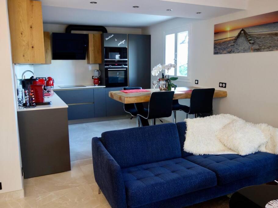 Elegant-Cosy 2P55M2 Dans Bas De Villa Provencale ! Villeneuve-Loubet Esterno foto